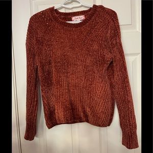 Burnt orange sweater